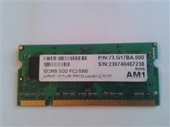 SO-DIMM DDR-II 512M 667 Apacer