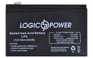 Аккумулятор 12V 9Ah LogicPower LPM 12-9.0 AH