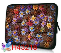 Чехол для планшета/нетбука 10.2 гламур HQ-Tech H218 Абстракция цветы, неопреновый 27,5x22см