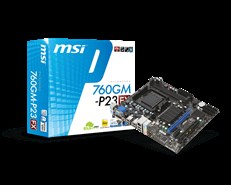 Мат. плата MSI 760GM-P23 FX 760G, AM3+ mATX