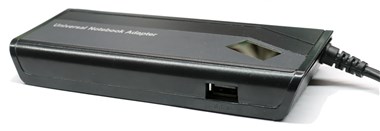 Адаптер питания для ноутбука от 220V HQ-Tech HQ-A100AU LCD, универсальный 100W