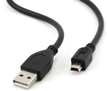 Кабель Mini USB2.0 5P/AM 1,5m с 2-я ферритовыми кольцами T-T