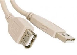 Удлинитель USB 2.0 3m AM/AF, с ферритовым кольцом ATcom, white