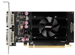 Видеокарта MSI GeForce  210 PCI-E 1Gb DDR2 Turbo Cache 64-bit DVIx2/HDCP (N210-TC1GD2)
